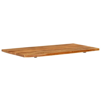 Bathroom Vanity Top Solid Acacia Wood 100x52x2,5 cm