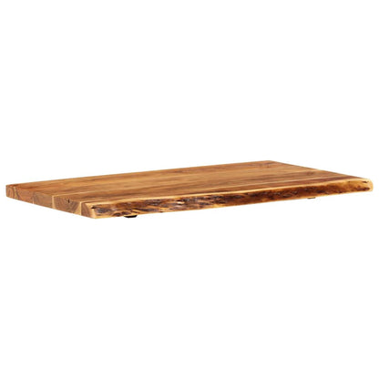 Bathroom Vanity Top Solid Acacia Wood 100x52x3,8 cm