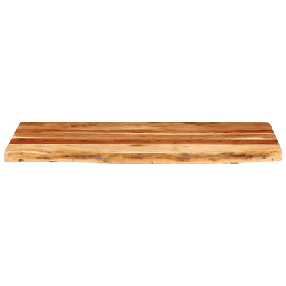 Bathroom Vanity Top Solid Acacia Wood 100x52x3.8 cm