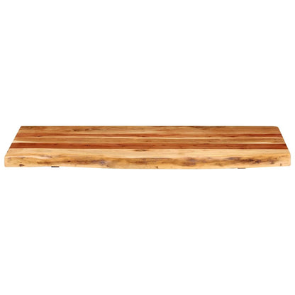 Bathroom Vanity Top Solid Acacia Wood 100x52x3,8 cm
