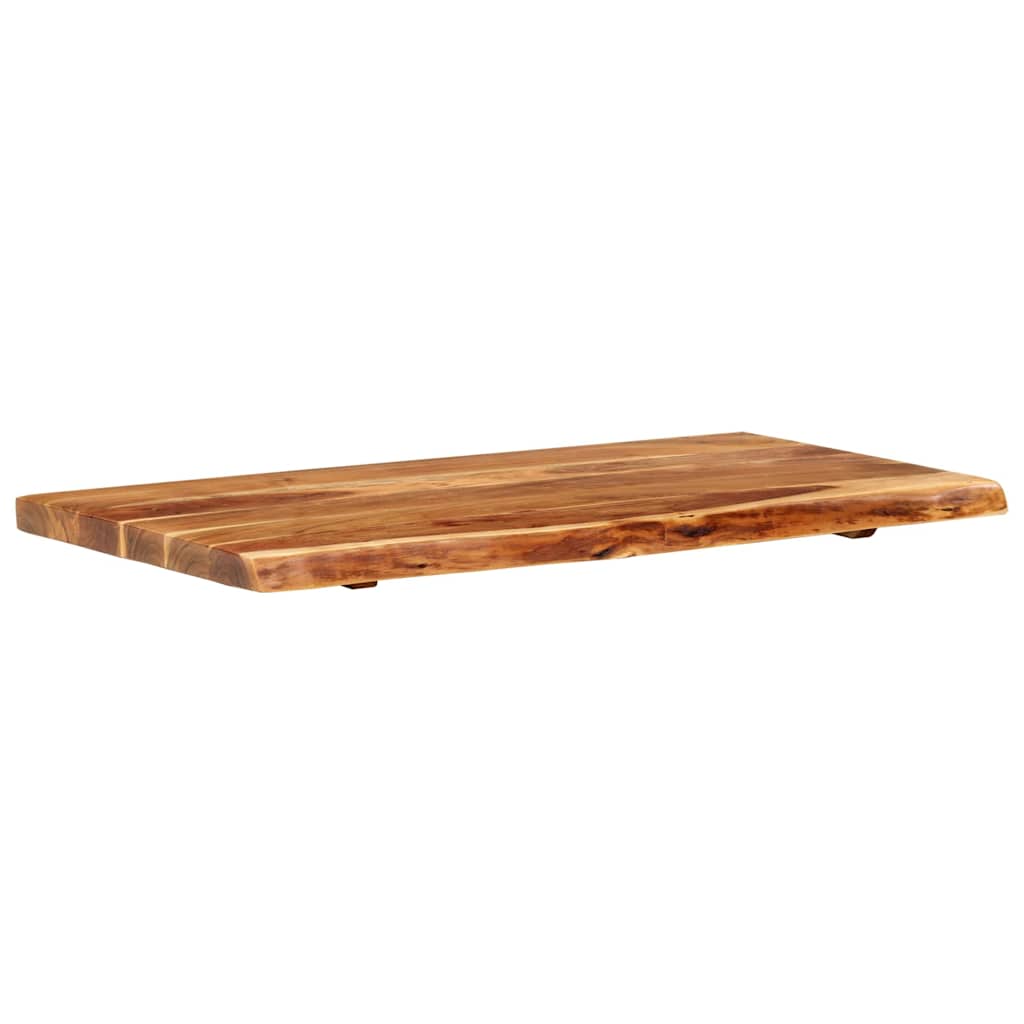 Bathroom Vanity Top Solid Acacia Wood 100x52x3,8 cm