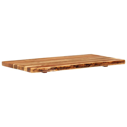 Bathroom Vanity Top Solid Acacia Wood 100x52x3,8 cm