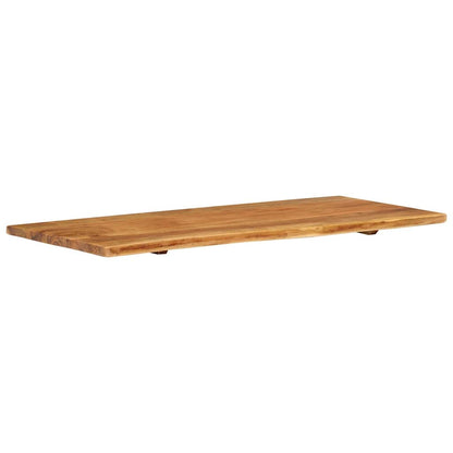 Bathroom Vanity Top Solid Acacia Wood 114x52x2,5 cm