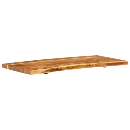 Bathroom Vanity Top Solid Acacia Wood 114x52x4 cm