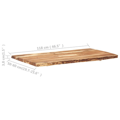 Table Top | Natural Acacia | Solid acacia wood | 118 x | Durable
