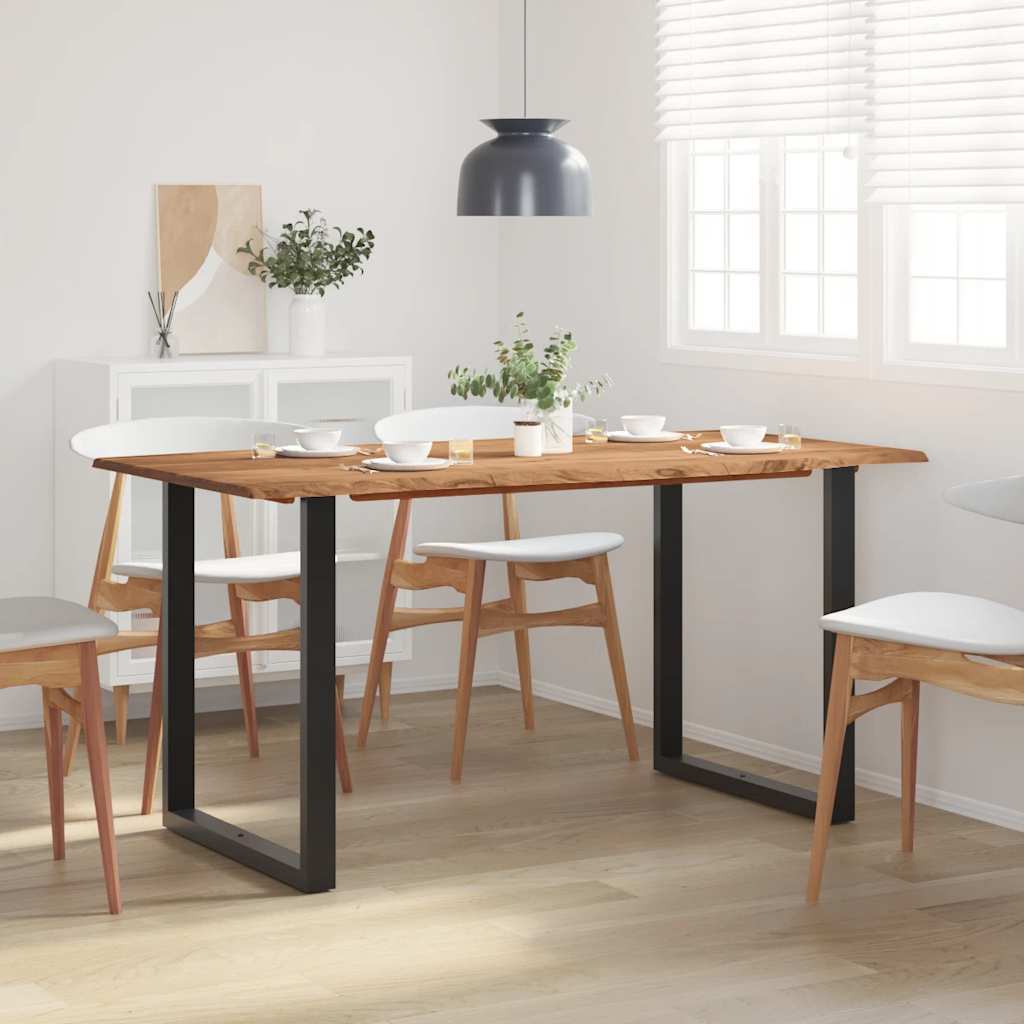 Dining Table 154x80x76 cm Solid Acacia Wood