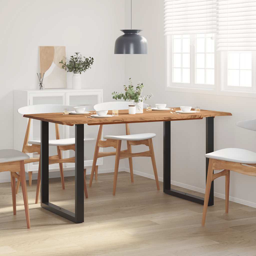 Dining Table 154x80x76 cm Solid Acacia Wood