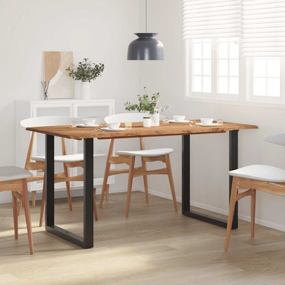 Dining Table 154x80x76 cm Solid Acacia Wood