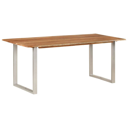 286476 vidaXL Dining Table 180x90x76 cm Solid Acacia Wood