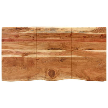 286477 vidaXL Dining Table 154x80x76 cm Solid Acacia Wood