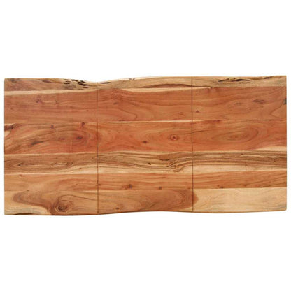 286478 vidaXL Dining Table 140x70x76 cm Solid Acacia Wood