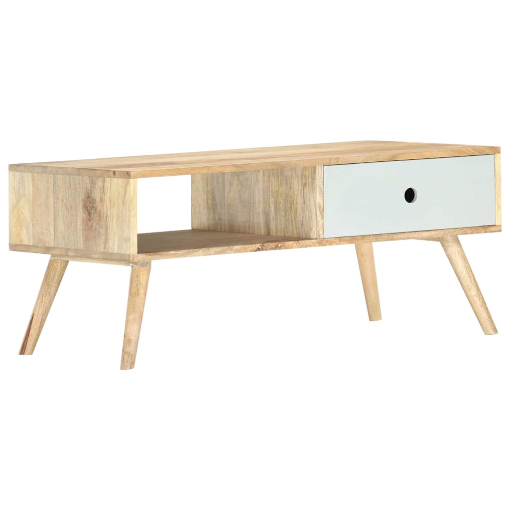 286482 vidaXL Coffee Table 90x50x40 cm Solid Mango Wood