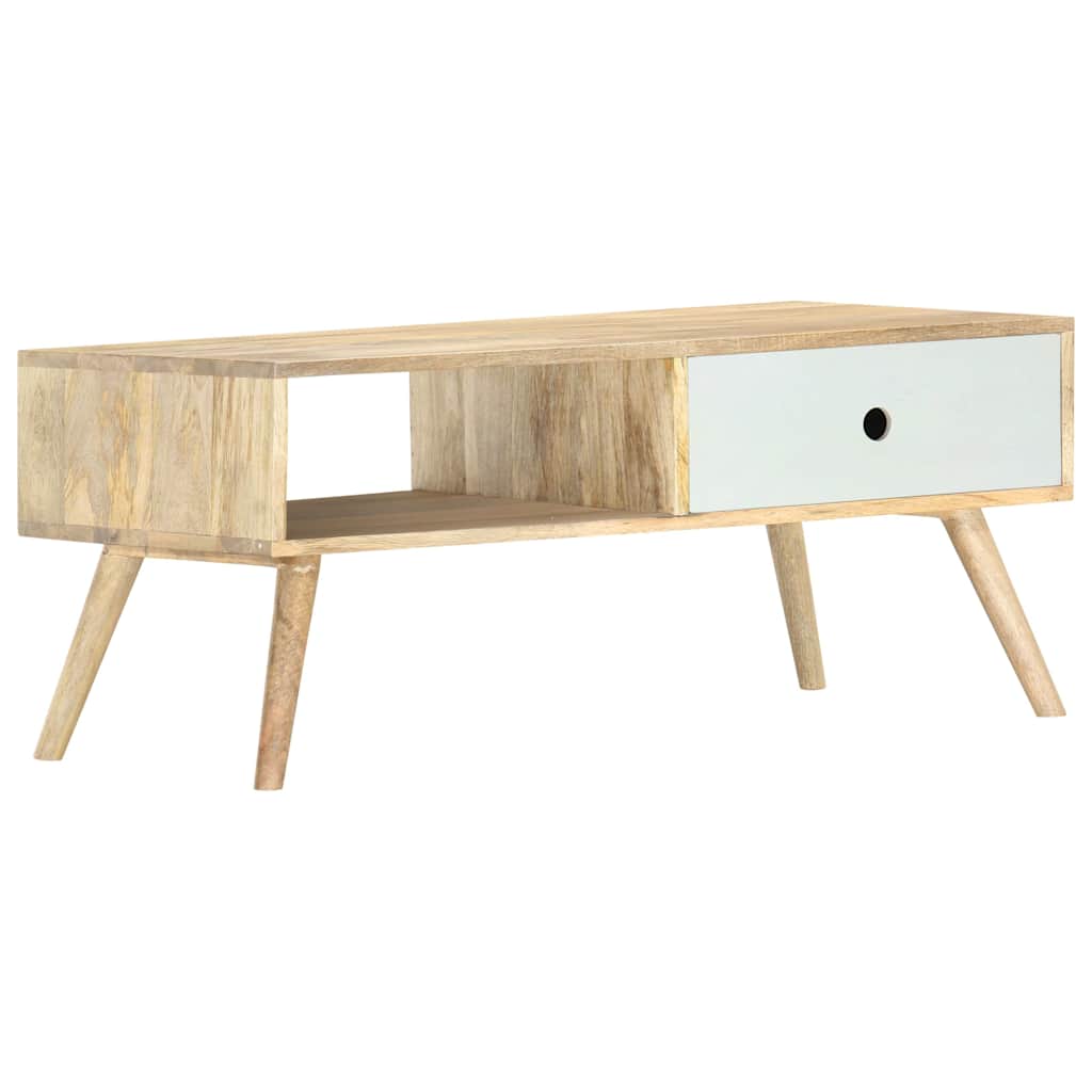 286482 vidaXL Coffee Table 90x50x40 cm Solid Mango Wood