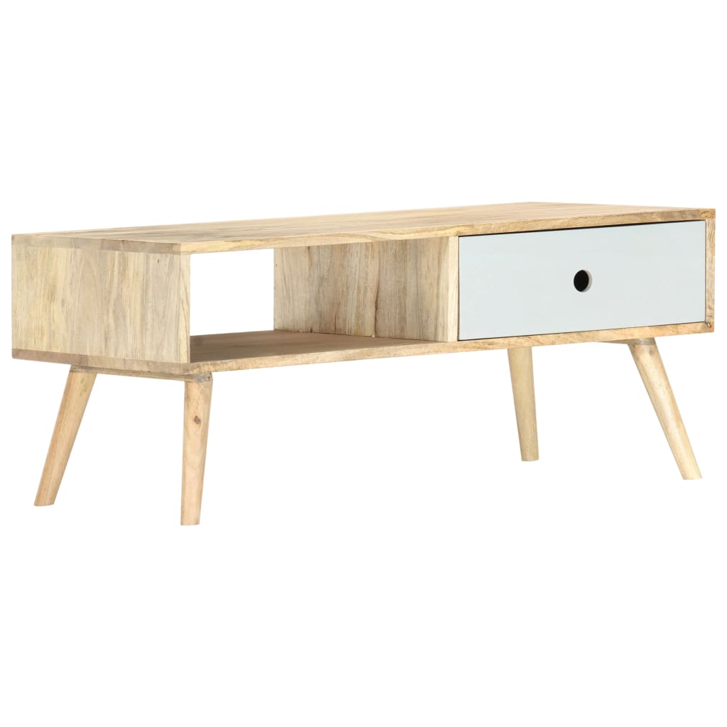 286482 vidaXL Coffee Table 90x50x40 cm Solid Mango Wood