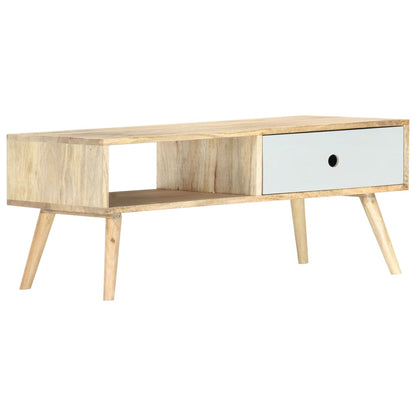 286482 vidaXL Coffee Table 90x50x40 cm Solid Mango Wood