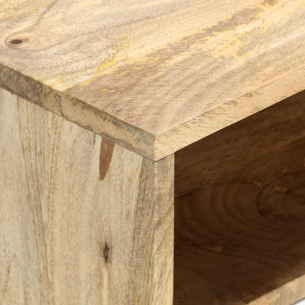 TV Cabinet 110x35x48 cm Solid Mango Wood