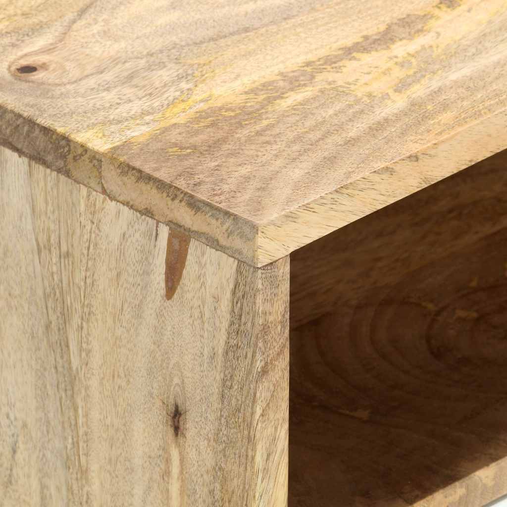 286484 vidaXL TV Cabinet 110x35x48 cm Solid Mango Wood