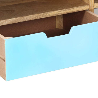 286484 vidaXL TV Cabinet 110x35x48 cm Solid Mango Wood