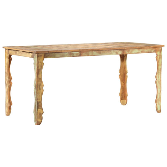 286490 vidaXL Dining Table 160x80x76 cm Solid Reclaimed Wood