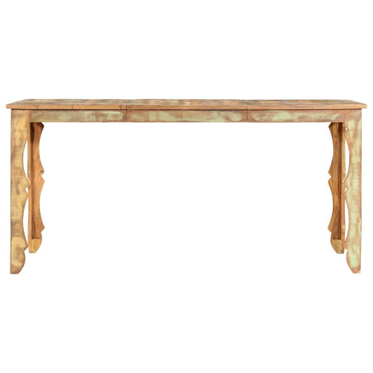 286490 vidaXL Dining Table 160x80x76 cm Solid Reclaimed Wood