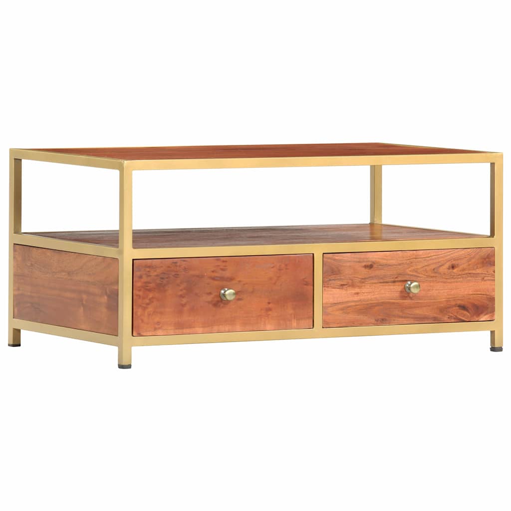 286187 vidaXL Coffee Table 90x50x40 cm Solid Acacia Wood