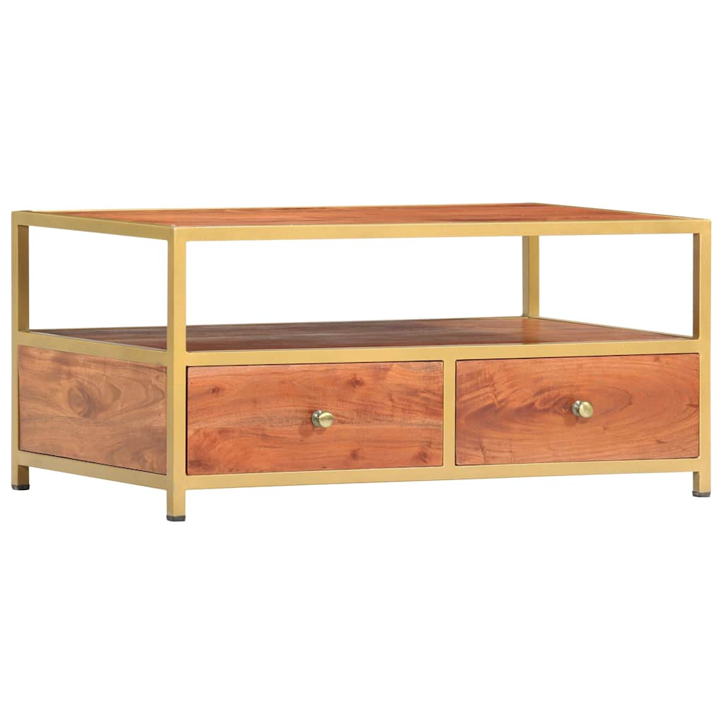 286187 vidaXL Coffee Table 90x50x40 cm Solid Acacia Wood