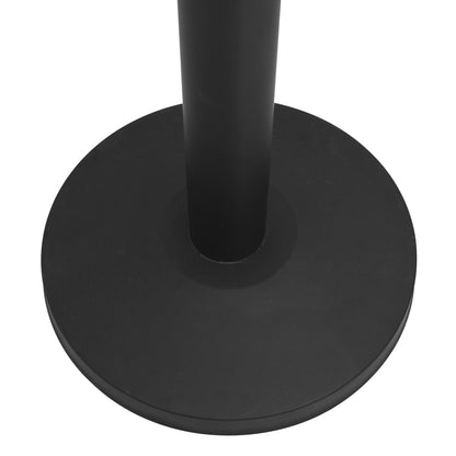 Stanchion with Belt Airport Barrier Steel Black