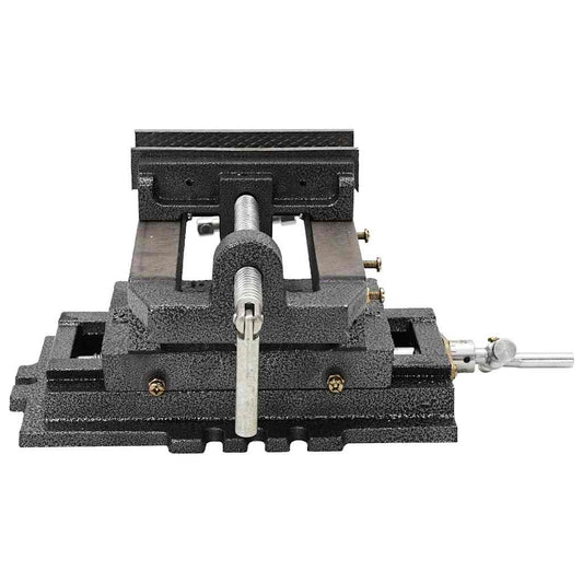 145385 vidaXL Manually Operated Cross Slide Drill Press Vice 150 mm