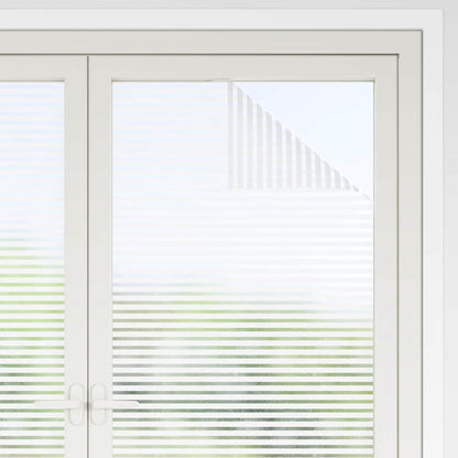 Window Film Frosted Stripes Design 0.9x50 m PVC