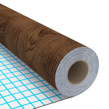 Adhesive Door Film | Set of 2 | Dark oak | PVC | 210x90 cm