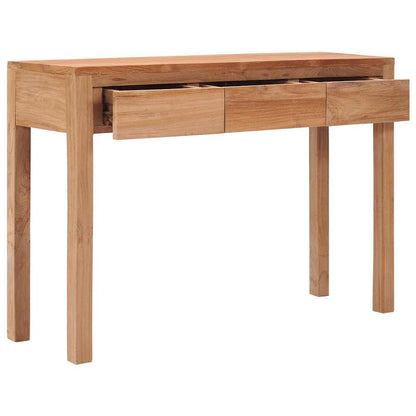 287229 vidaXL Console Table 110x35x75 cm Solid Teak Wood