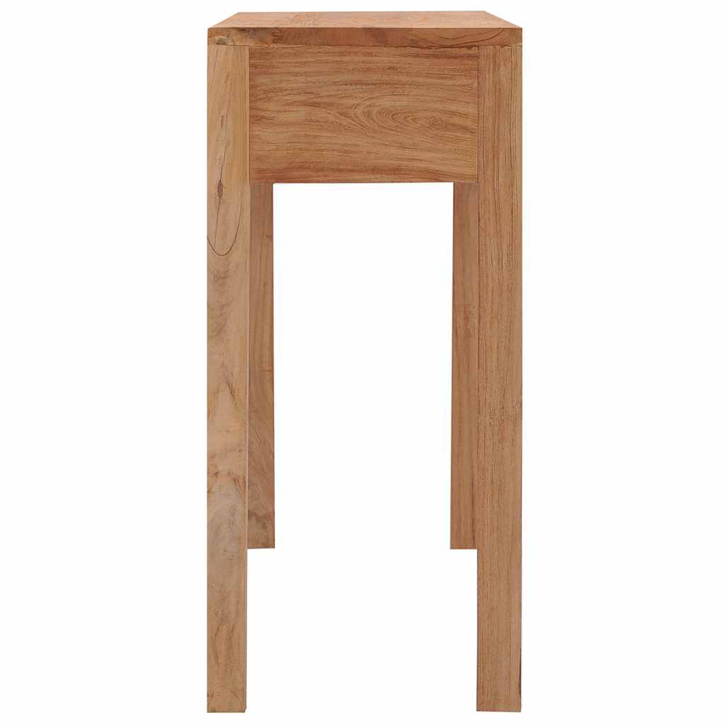 287229 vidaXL Console Table 110x35x75 cm Solid Teak Wood