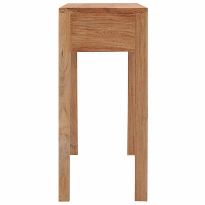 287229 vidaXL Console Table 110x35x75 cm Solid Teak Wood