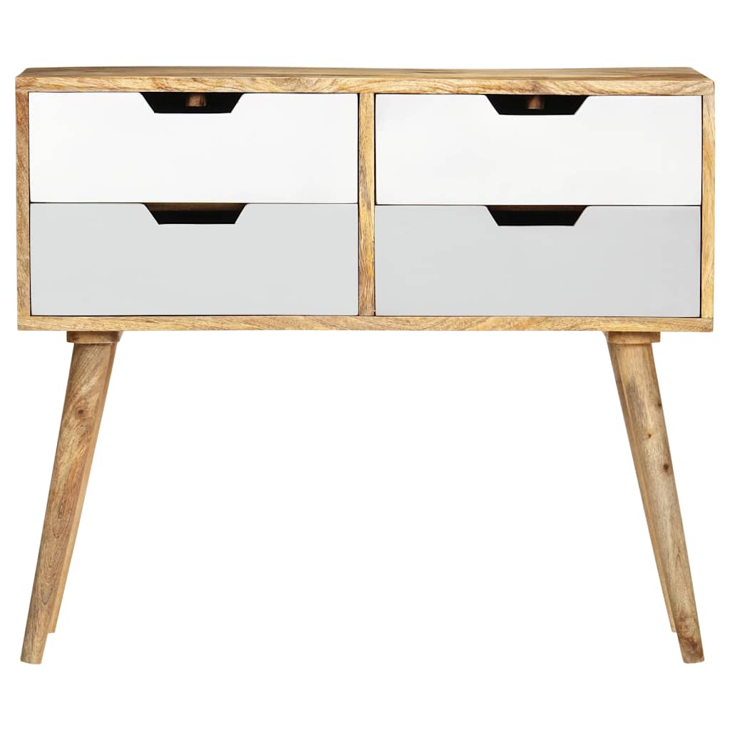 Sideboard | Brown | Solid Mango Wood | 85x40x71 cm | Storage | Vintage