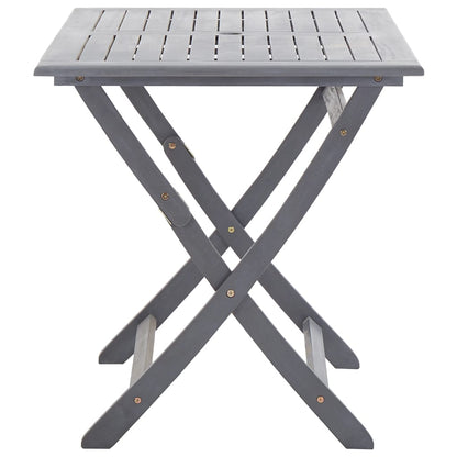 Garden Dining Set | Grey | Solid Acacia wood | Medium | Foldable