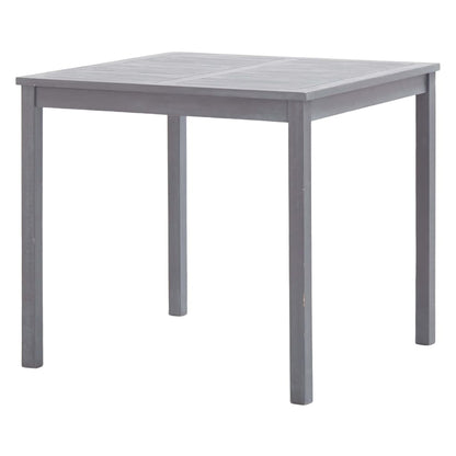 Garden Dining Set | Grey | Solid acacia wood | Medium | Foldable