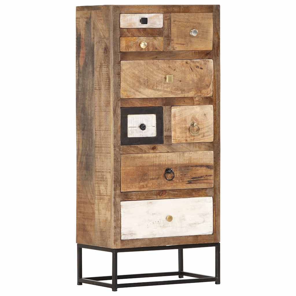 286508 vidaXL Drawer Cabinet 45x30x105 cm Solid Reclaimed Wood