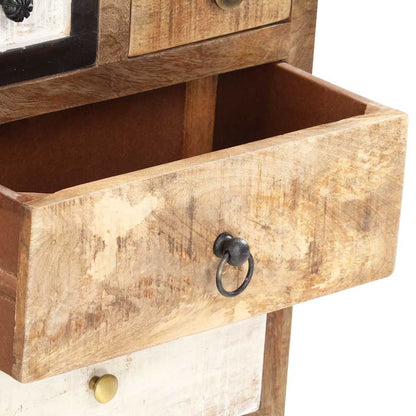 286508 vidaXL Drawer Cabinet 45x30x105 cm Solid Reclaimed Wood