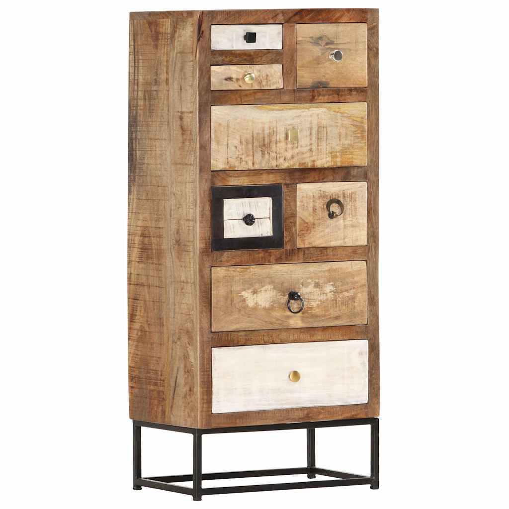 286508 vidaXL Drawer Cabinet 45x30x105 cm Solid Reclaimed Wood