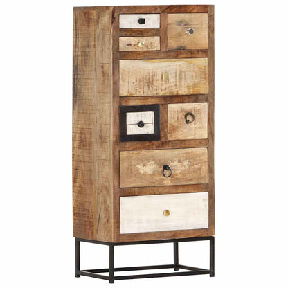 286508 vidaXL Drawer Cabinet 45x30x105 cm Solid Reclaimed Wood