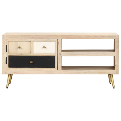 286523 vidaXL Coffee Table 90x45x40 cm Solid Mango Wood