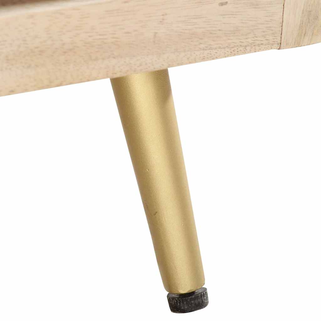 286523 vidaXL Coffee Table 90x45x40 cm Solid Mango Wood