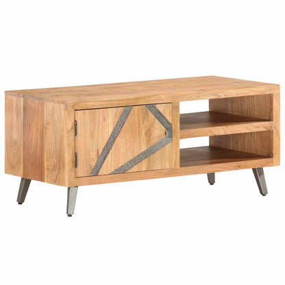 Coffee Table 90x45x40 cm Solid Acacia Wood