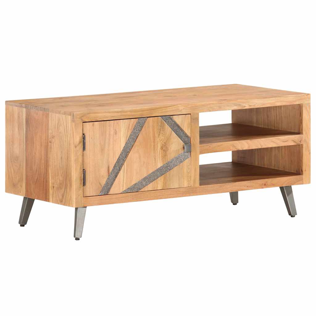 286548 vidaXL Coffee Table 90x45x40 cm Solid Acacia Wood