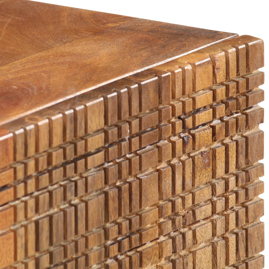 Sideboard 75x30x75 cm Solid Mango Wood