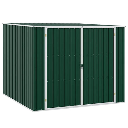 Garden Shed Green 195x198x159 cm Galvanised Steel