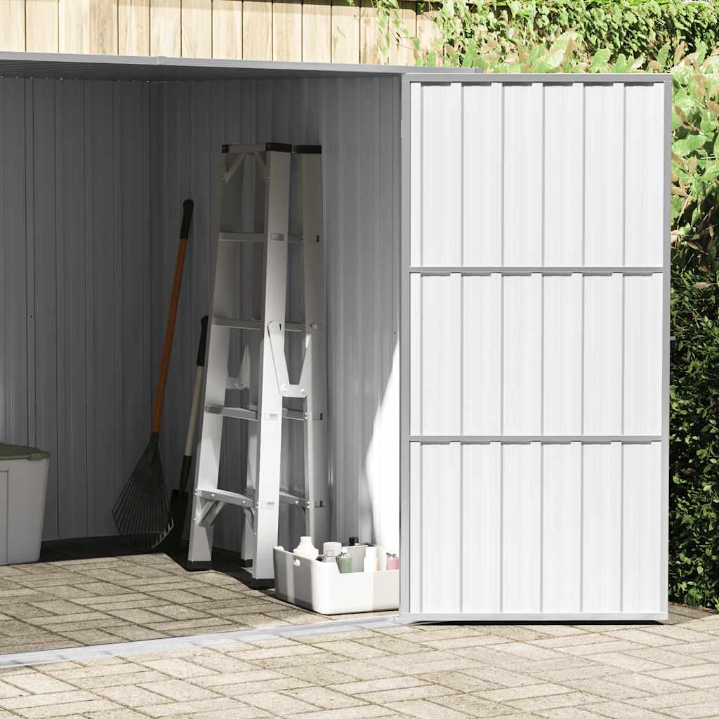 Garden Shed Green 195x198x159 cm Galvanised Steel