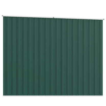 Garden Shed Green 195x198x159 cm Galvanised Steel