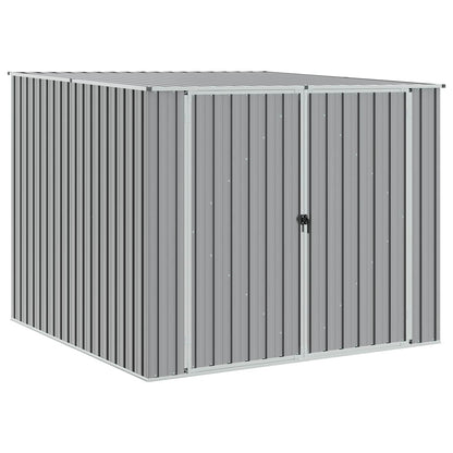 Garden Shed Grey 195x198x159 cm Galvanised Steel