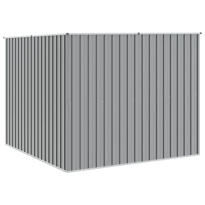 Garden Shed Grey 195x198x159 cm Galvanised Steel